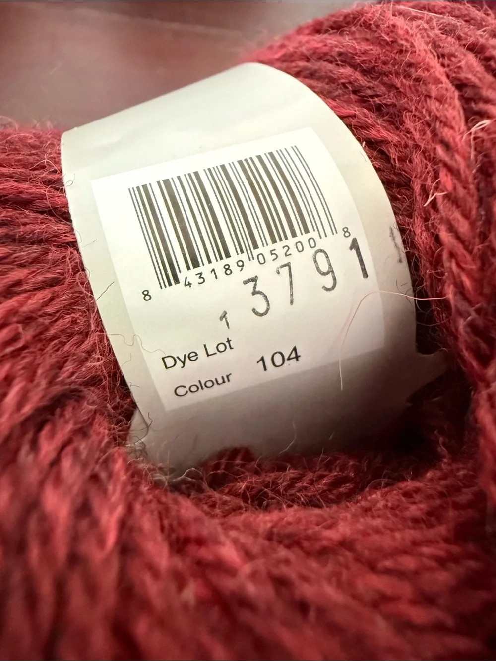 (7) Ella Rae Classic Heathers - Shadow/Cherrywood, 100% wool, *Sweater Quantity*